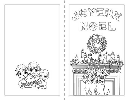 Cartes-de-voeux-de-Noel-a-colorier-Joyeux-Noel-devant-la-cheminee.jpg