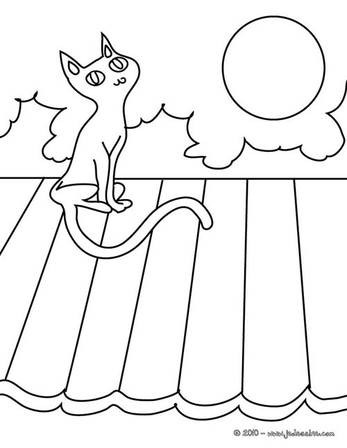 Coloriage-CHAT-HALLOWEEN-Chat-sur-le-toit-a-colorier.jpg