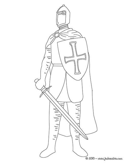 Coloriage-CHEVALIERS-ET-DRAGONS-Chevalier-avec-son-epee-et-son-bouclier.jpg