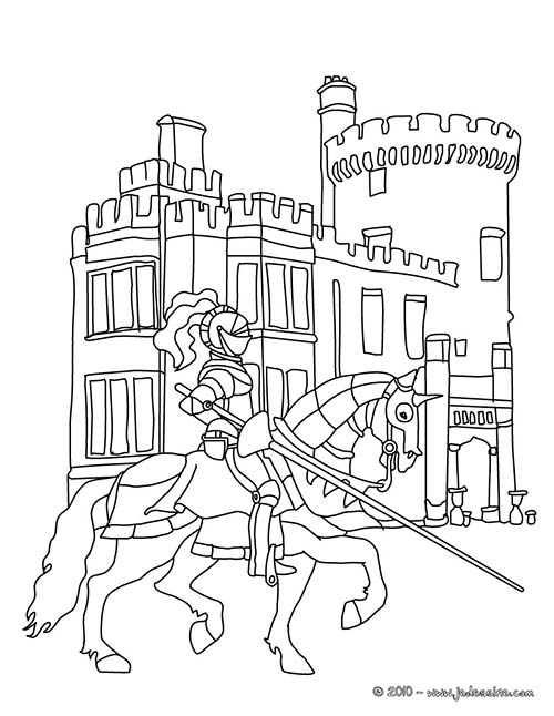 Coloriage-CHEVALIERS-ET-DRAGONS-Le-chevalier-arrive-au-chateau.jpg