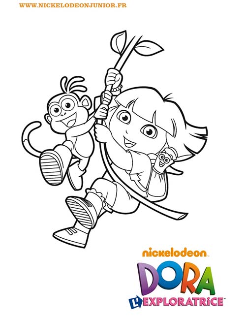 Coloriage-DORA-Coloriage-de-Dora-imitant-Tarzan.jpg