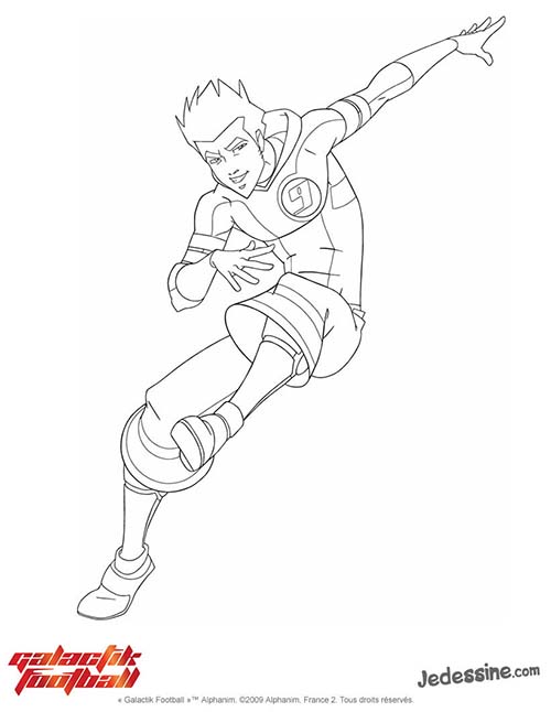 Coloriage Galactik Football à imprimer Coloriages Dessins  - coloriage galactik football