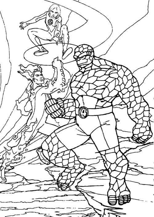 Coloriage-LES-4-FANTASTIQUES-Coloriage-de-Linvisible-laTorche-la-Chose.jpg