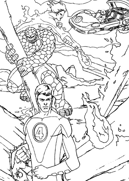 Coloriage-LES-4-FANTASTIQUES-Coloriage-du-combat.jpg