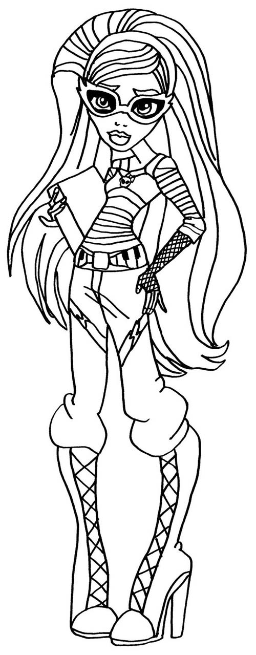 baby ghoulia coloring pages - photo #5