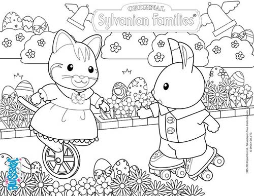 calico critters coloring pages printable - photo #34