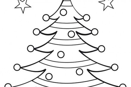 coloriage sapin à imprimer - Les coloriages de Noël Coloriez 