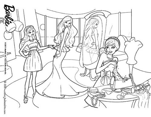 Coloriage A Imprimer Barbie Agent Secret