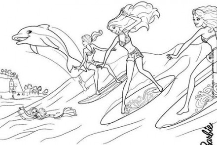 Coloriage Barbie Et Le Secret Des Sirenes 2