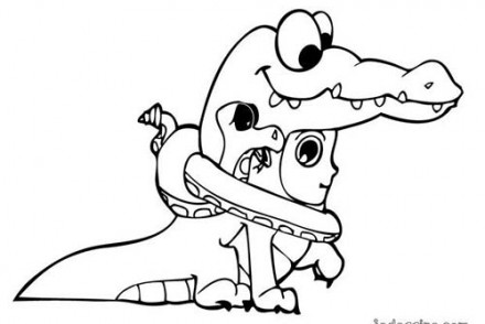 Coloriages-Enfants-deguises-pour-Halloween-Coloriage-de-Teo-deguise-en-crocodile.jpg