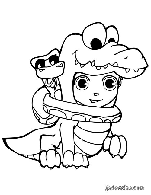 Coloriages-Enfants-deguises-pour-Halloween-Coloriage-de-Teo-en-crocodile.jpg