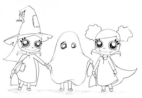 Coloriages-Enfants-deguises-pour-Halloween-Coloriage-des-sorcieres-et-du-fantome.jpg