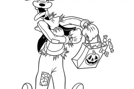 Coloriages-Halloween-avec-Disneyland-Dingo-et-son-sac-de-bonbons-Halloween.jpg