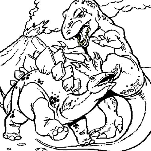 Coloriages-de-Dinosaures-Combat-de-dinosaures.jpg