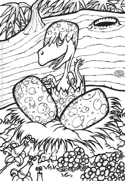 Coloriages-de-Dinosaures-Naissance-dun-dinosaure.jpg