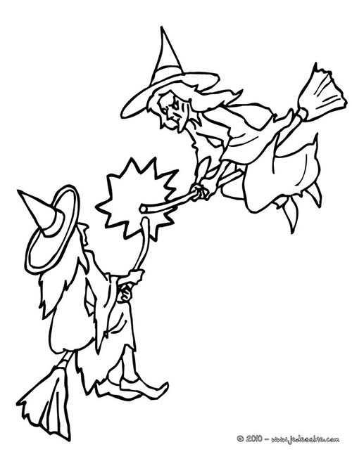 Coloriages-de-Sorcieres-dHalloween-Coloriage-Combat-de-SORCIERES.jpg