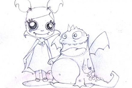 Coloriages-de-Sorcieres-dHalloween-Coloriage-du-sorciere-et-du-dragon.jpg