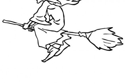 Coloriages-de-Sorcieres-dHalloween-VOL-dune-SORCIERE-sur-son-balai.jpg